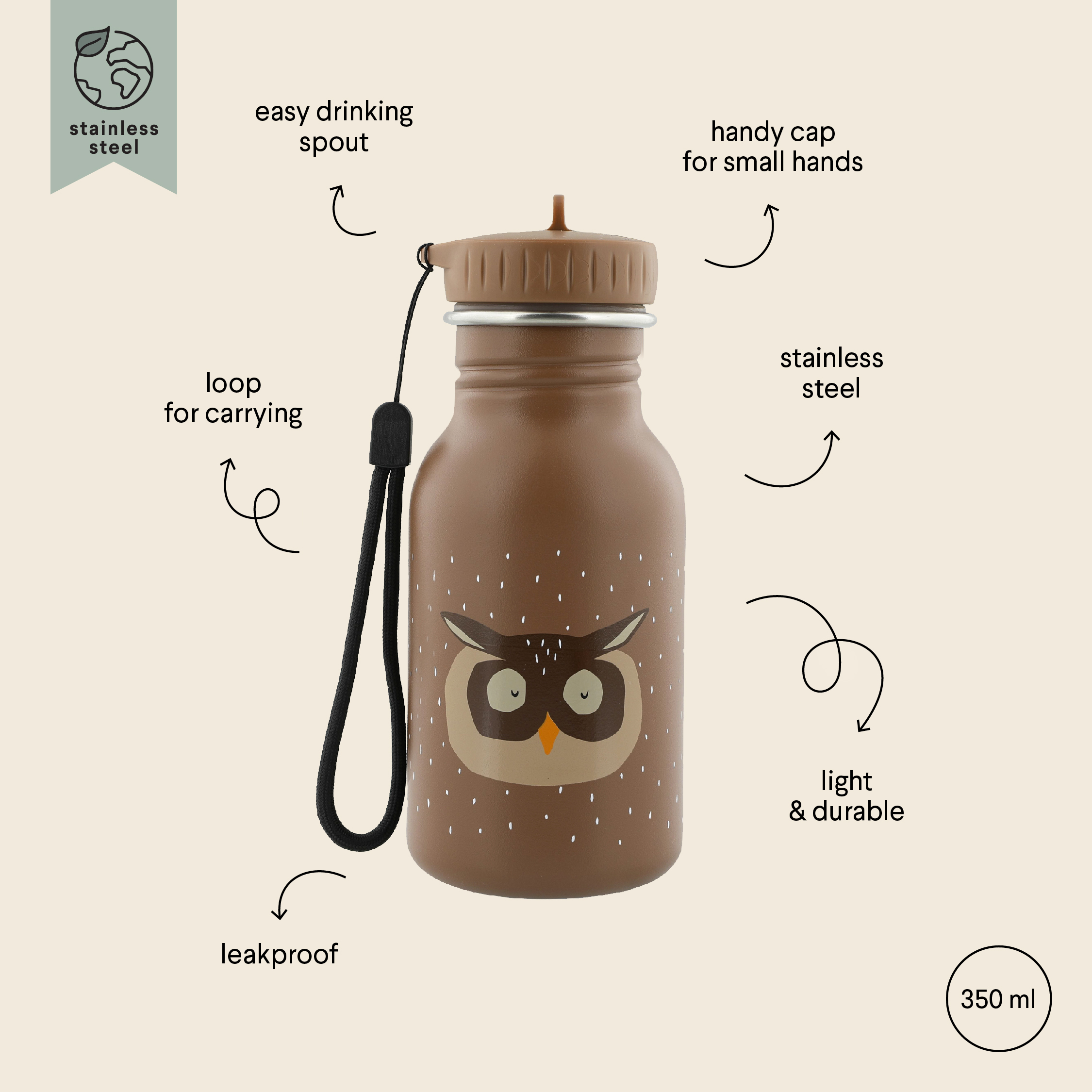 Bottle 350ml - Mr. Owl